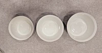 Rosenthal Evensong Studio Line borde gris borde dorado 2 juegos de 3 cuencos para servir. Foto 1 de 4