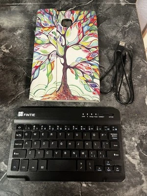 For Samsung Galaxy Tab S2 8.0 SM-T710 SlimShell Case Cover + Detachable Keyboard - Image 1 of 4