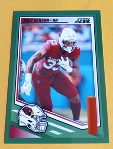 2025 Score Green Parallel Card Trey Benson #281 - Cardinals - Bild 1 von 2