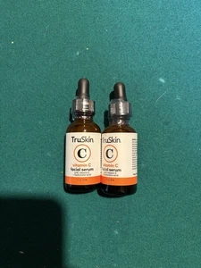 Lot of 2 TruSkin Vitamin C Facial Serum + Hyaluronic Acid 1 fl oz (30mL) NEW - Picture 1 of 2