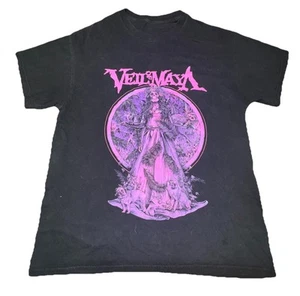 Y2K Veil Of Maya Mens Band Black Graphic Print T-Shirt Size Large/Medium VINTAGE - Picture 1 of 5
