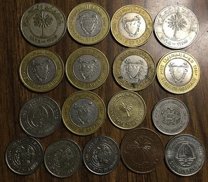 LOT OF 17 STATE OF BAHRAIN VARIOUS COINS - Imagen 1 de 4