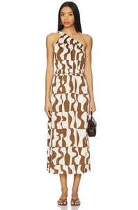 Rails India Asymmetric Geo Print Midi Dress Sz XS - Picture 1 of 16