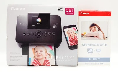 Canon SELPHY CP900 Compact Photo Printer – Open Box Bundle - Image 1 of 4