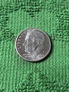 2025 P Roosevelt Dime circolata - Foto 1 di 2