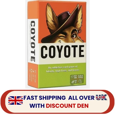 Coyote Party Game Meet The Action-packed Card Game Funny Action Card Games - Image 1 of 4