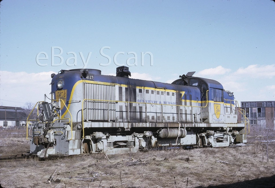 Diapositiva original - Delaware & Hudson RS3 4127 Colonie NY en 1971 Foto 1 de 1