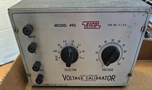 Vintage EICO Model 495 Oszilloskop Spannungskalibrator stabilisiert - Powers Up - Bild 1 von 1