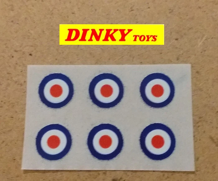 Dinky Royal Navy Phantom #725 glossy paper decal set - Image 1 of 1