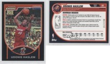 2007-08 Bowman Draft Picks & Stars Chrome Black Refractor /199 Udonis Haslem #81