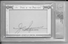 2013 Leaf Pride of the Pinstripes - JIM SPENCER - Autograph YANKEES Deceased /5