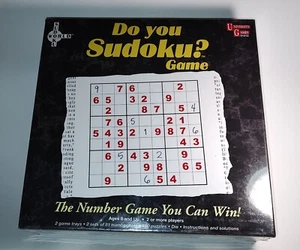 Do You Sudoku? Sudoku Game - New/Sealed (2005, University Games) - Sudoku World - Picture 1 of 3
