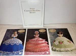Annie's Bed Doll Calendar Society Crochet Patterns Antebellum Collection ‘90-96 - Picture 1 of 10