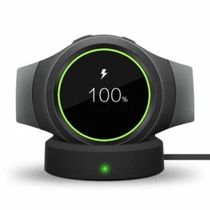 Wireless Charging Dock Charger For Samsung Galaxy Watch 42/46MM SM-R800/R810 - Picture 1 of 7