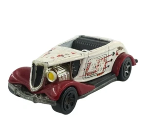 Hot Wheels Trump Cars '33 Ford Roadster White 1:64 Diecast Car 2002  - Picture 1 of 5