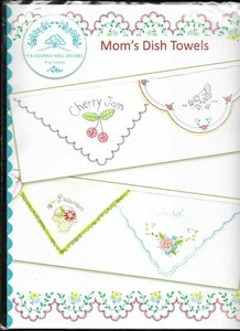 Crabapple Hill Designs - MOM'S DISH TOWELS - SUMMER KITCHEN ~ pre-owned - Imagen 1 de 1