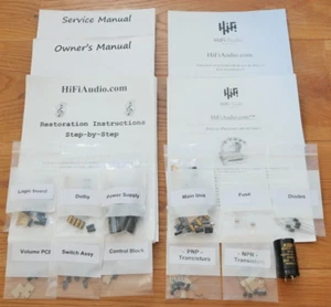 Nakamichi RX-505 cassette deck restoration upgrade kit repair rebuild capacitor - Picture 1 of 5