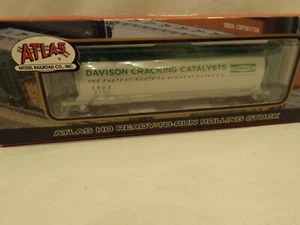 HO Atlas Davison Cracking three bay cylindrical hopper in original box - Imagen 1 de 1