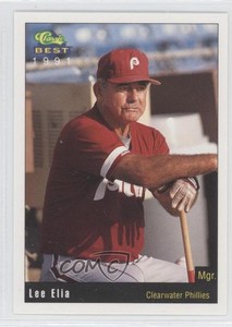 1991 Classic Best Clearwater Phillies Lee Elia #18