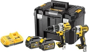 Dewalt DCK276T2T Combi Drill and Impact Driver XR 18V Brushless Kit FLEXVOLT - Bild 1 von 1