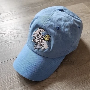 I'm Dead Inside Hat Funny Baseball Cap Blue Dolphins Sun Ironic Meme Adjusatble - Picture 1 of 12