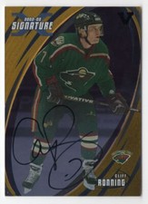 2003-04 BE A PLAYER SIGNATURE GOLD CLIFF RONNING