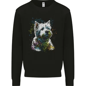 A West Highland White Terrier Dog Kids Sweatshirt Jumper - Picture 1 of 3