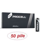50 Pile  Batterie Aaa Ministilo Alcaline Industriali  Duracell  Procell