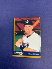 1998 Mother's Cookies Houston Astros #6 Sean Berry - Rare Card