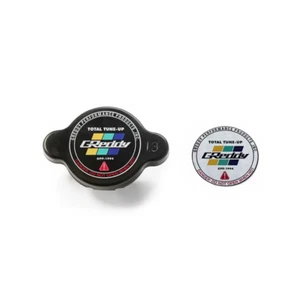 GReddy S-Type Schwarz 1.3K Kühlerdeckel für Nissan/Subaru/Mazda/Toyota/Mitsubishi - Bild 1 von 2