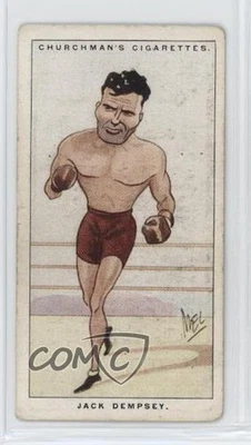 1928 Churchman's Men of the Moment in Sport Tobacco Small Jack Dempsey #13 - Image 1 of 2