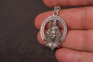 Sterling Silber Hanuman Anhänger - 3,62 g | 32 mm | 92,5 Silber | Bajrang Bali - Bild 1 von 18