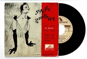 Yvette GUILBERT Vinyle 45T EP LE FIACRE -MADAME ARTHUR -LA VOIX SON MAITRE EJF 5 - Picture 1 of 2