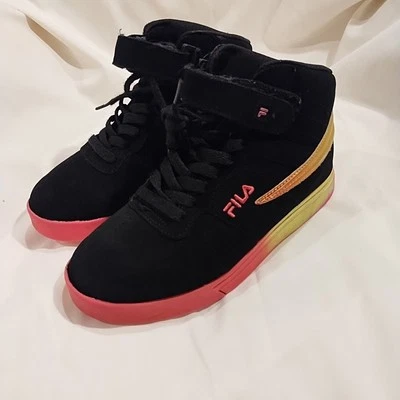 Fila Vulc 13 Youth Sneakers Size 3 Black Suede 3FM01113-044 - Изображение 1 из 4