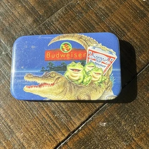Budweiser Frosch & Krokodil Knopf - Bild 1 von 2
