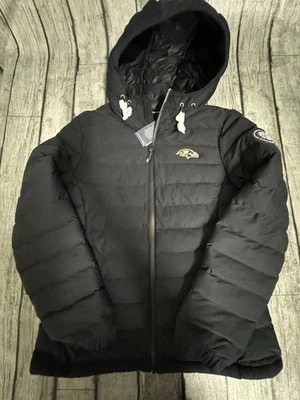 Новый с Ярлыками женская резак и Buck Baltimore вороны пуховик пальто большой черный полный молнии Jack - Изображение 1 из 4