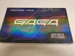 NEW Yeston GeForce RTX 3060 12GB "Gaga" GDDR6 PCIe4.0x16 Nvidia video card black - Picture 1 of 5