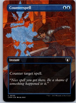 Counterspell (Borderless) - Commander Masters - C 630 NM - Image 1 of 2