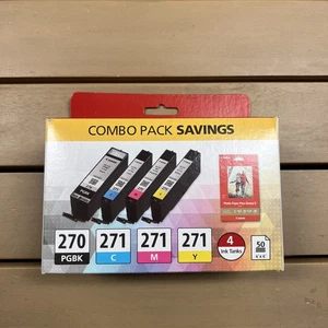 Canon 0373C005 PGI-270 and CLI-271 Ink Cartridge Combo Pack - Picture 1 of 5