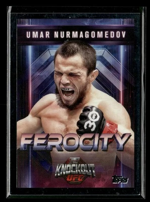 2025 Topps Knockout UFC Umar Nurmagomedov Ferocity #FE-18 - Image 1 of 2