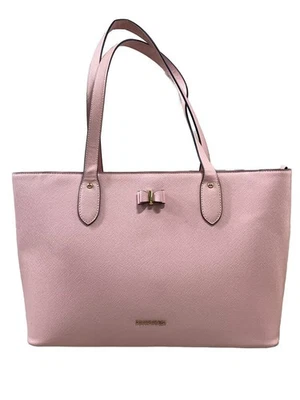 Samantha Vega Tote Bag Leather Pink Plain - Image 1 of 4