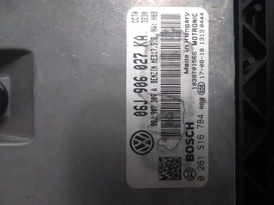 Engine ECM Electronic Control Module 2.0L Turbo FWD Fits 16-17 TIGUAN 1676592 - Image 1 of 4