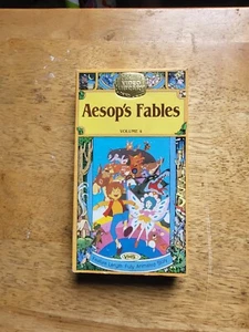 Vintage OOP 1989 Aesop's Fables Volume 4 VHS Video Rare GUC SEE PICTURES - Picture 1 of 5