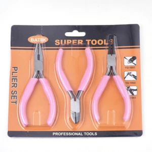 3Pcs/Set Wire Round Nose Cutter Side Cutting Plier 45# Steel Jewelry Plier Sets - Picture 1 of 5