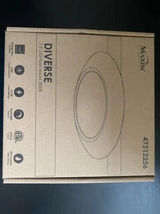 Maxim Lighting Diverse 7.5" LED Flush Mount Light 3000k(47512256)(Disc Light)