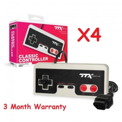 4X NES Wired 8-Bit Controller Classic Color Lot - Image 1 of 2