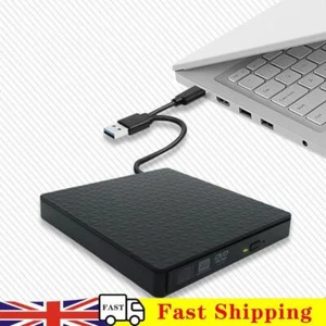 12.7mm External Enclosure USB Type-C DVD/CD-ROM Case Plug and Play for Laptop PC - Afbeelding 1 van 15