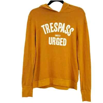 Sudadera con Capucha Wildfox Trespass Sweetly Urged Manga Larga Naranja Talla S Nueva Sin Etiquetas  Foto 1 de 4
