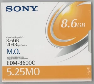 Sony 5.25" RW Óptico 8.6GB 2048B/S (EDM-8600C) - NUEVO Y SELLADO DE FÁBRICA - Imagen 1 de 2
