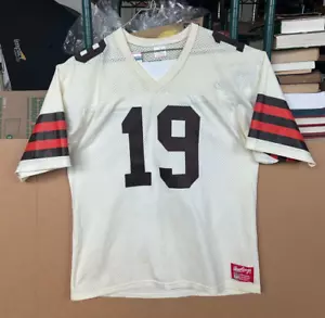 Vintage Rawlings Cleveland Browns #19 Bernie Kosar NFLJersey Mens Size XL - Picture 1 of 13
